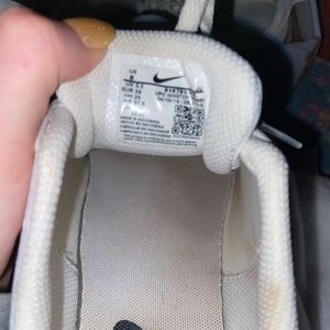 White Nike sneakers